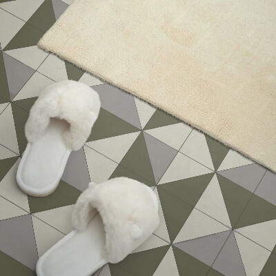 Panou decorativ dreptunghiular Geometria formelor triunghiulare
