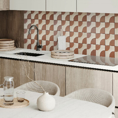 Panou decorativ perete dreptunghiular Un caleidoscop de forme geometrice