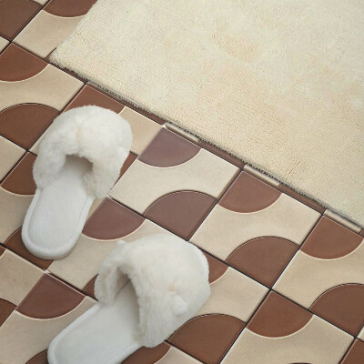Panou decorativ perete dreptunghiular Un caleidoscop de forme geometrice
