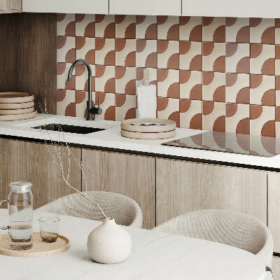 Panou decorativ perete dreptunghiular Un caleidoscop de forme geometrice