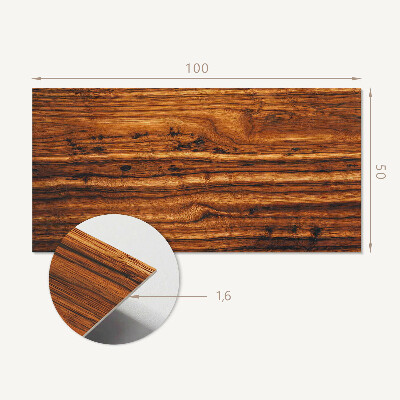 Panou decorativ dreptunghiular Model inspirat din lemn