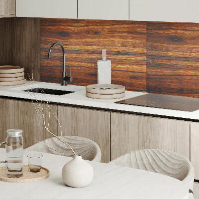 Panou decorativ bucatarie Model inspirat din lemn