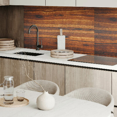 Panou decorativ bucatarie Model inspirat din lemn