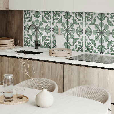 Panou decorativ bucatarie Simetria plantelor într-un stil armonios