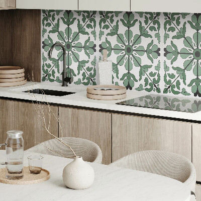 Panou decorativ bucatarie Simetria plantelor într-un stil armonios