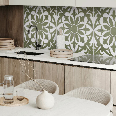 Panou decorativ perete dreptunghiular Aranjament floral cu frunze