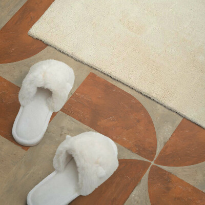Panou decorativ bucatarie Model de geometrie arcuită