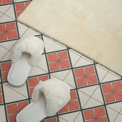 Panou decorativ perete dreptunghiular Model cu romburi în stil geometric