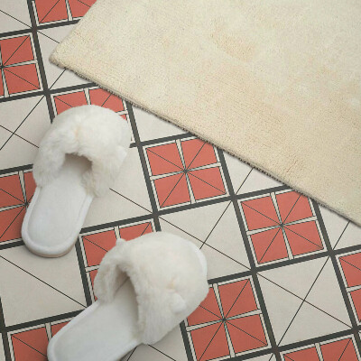 Panou decorativ perete dreptunghiular Model cu romburi în stil geometric