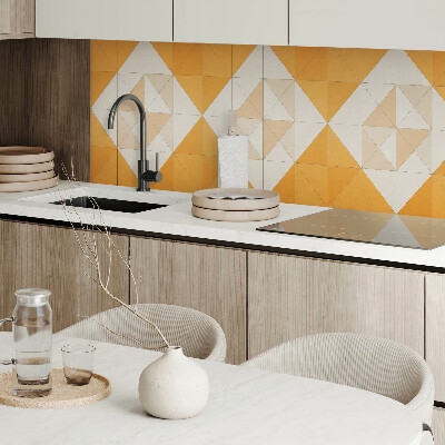 Panou decorativ dreptunghiular Un model de romb într-o formă geometrică