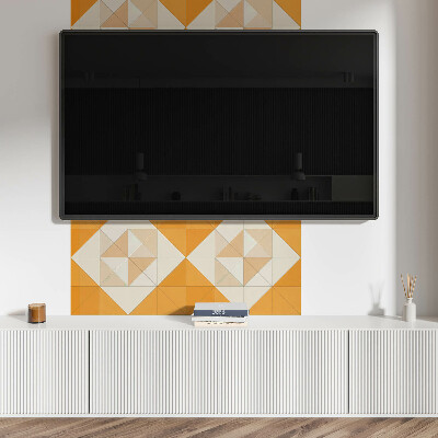 Panou decorativ dreptunghiular Un model de romb într-o formă geometrică