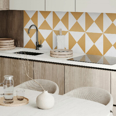 Panou decorativ bucatarie Model de forme triunghiulare
