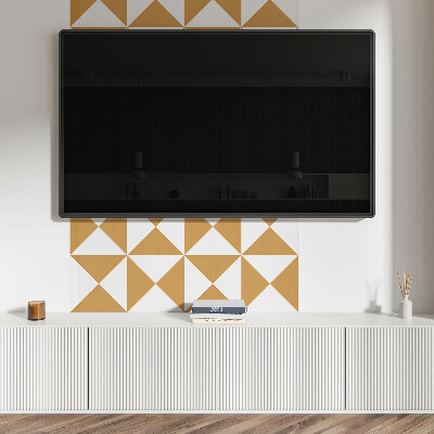 Panou decorativ bucatarie Model de forme triunghiulare