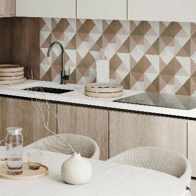 Panou decorativ perete dreptunghiular Geometrie triunghiulară într-un stil modern
