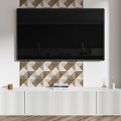 Panou decorativ perete dreptunghiular Geometrie triunghiulară într-un stil modern