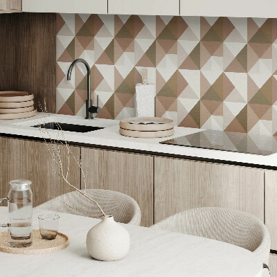 Panou decorativ perete dreptunghiular Geometrie triunghiulară într-un stil modern