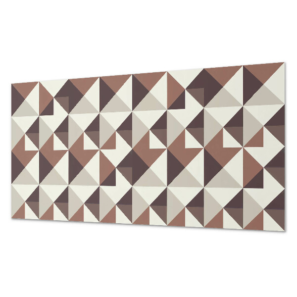Panou decorativ dreptunghiular Triunghiuri abstracte într-un stil geometric