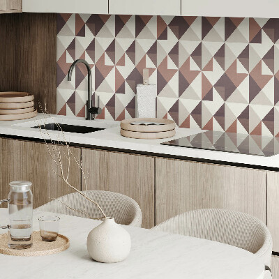 Panou decorativ dreptunghiular Triunghiuri abstracte într-un stil geometric