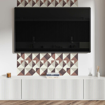 Panou decorativ dreptunghiular Triunghiuri abstracte într-un stil geometric