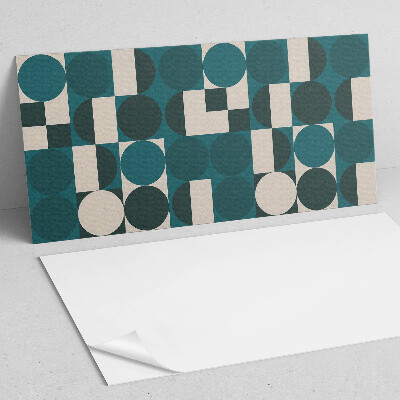 Panou decorativ perete dreptunghiular Forme ?i forme într-un stil geometric