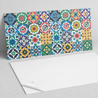 Panou decorativ bucatarie Grile de mozaic într-un stil grafic