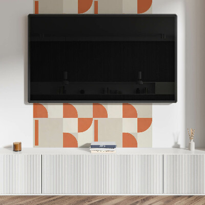 Panou decorativ dreptunghiular Set abstract de forme
