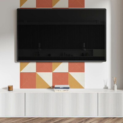 Panou decorativ bucatarie Modele geometrice calde