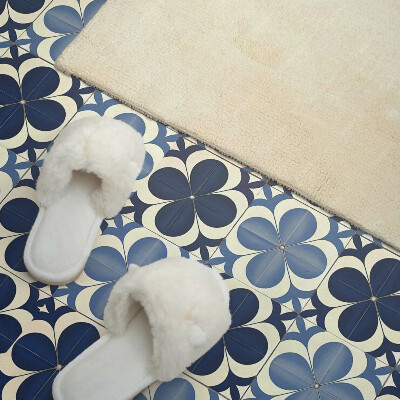 Panou decorativ dreptunghiular Forme florale în geometrie