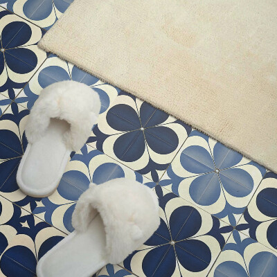 Panou decorativ dreptunghiular Forme florale în geometrie