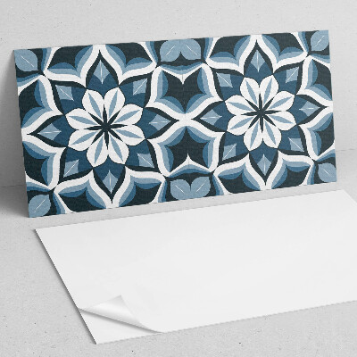 Panou decorativ bucatarie Armonie florală în simetrie