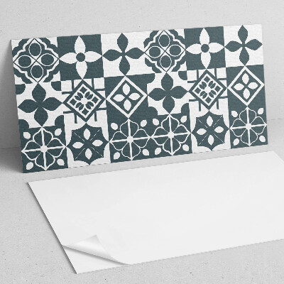 Panou decorativ dreptunghiular Motive geometrice în plăci