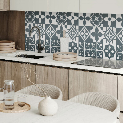 Panou decorativ dreptunghiular Motive geometrice în plăci