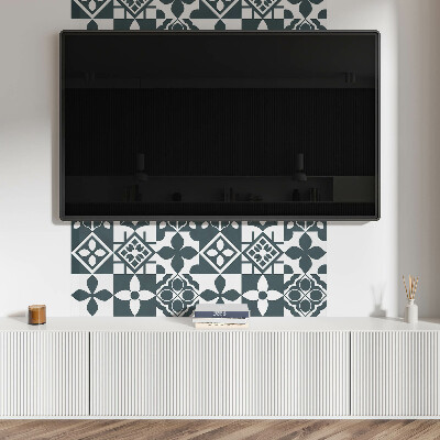 Panou decorativ dreptunghiular Motive geometrice în plăci