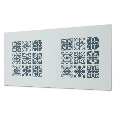 Panou decorativ bucatarie Forme geometrice în dreptunghiuri