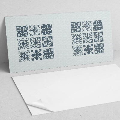 Panou decorativ bucatarie Forme geometrice în dreptunghiuri