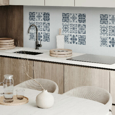 Panou decorativ bucatarie Forme geometrice în dreptunghiuri