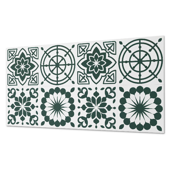 Panou decorativ perete dreptunghiular Model floral-geometric