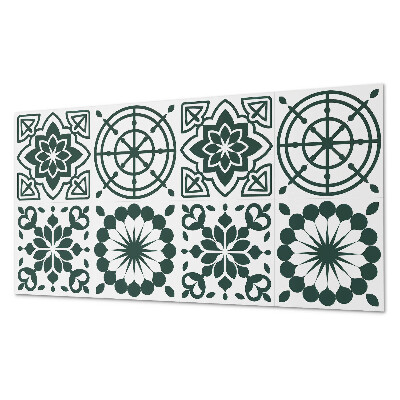 Panou decorativ perete dreptunghiular Model floral-geometric