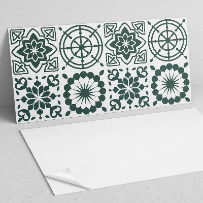 Panou decorativ perete dreptunghiular Model floral-geometric