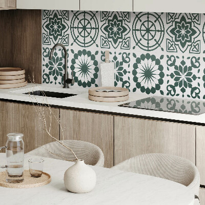 Panou decorativ perete dreptunghiular Model floral-geometric