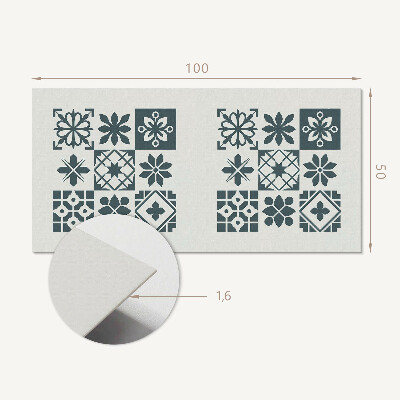 Panou decorativ dreptunghiular Aranjamente geometrice în proiectare