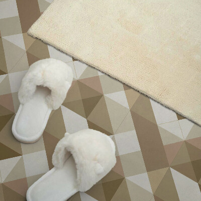 Panou decorativ perete dreptunghiular Forme pământe?ti într-un stil geometric