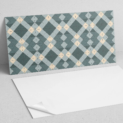 Panou decorativ dreptunghiular Model cu romburi în stil geometric