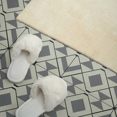 Panou decorativ bucatarie Model cu romburi în stil geometric