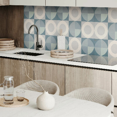 Panou decorativ dreptunghiular Forme ?i cercuri în armonie