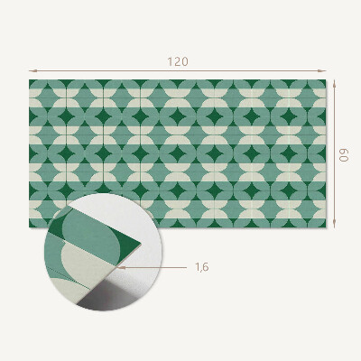 Panou decorativ perete dreptunghiular Valuri de forme geometrice