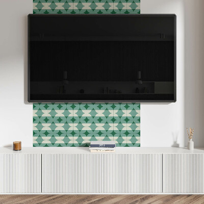 Panou decorativ perete dreptunghiular Valuri de forme geometrice