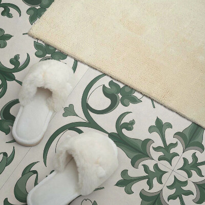 Panou decorativ dreptunghiular Motiv vegetal cu detalii florale