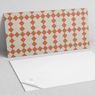 Panou decorativ perete dreptunghiular Grilă geometrică rombică