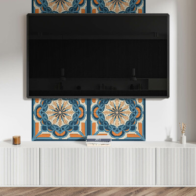 Panou decorativ bucatarie Mandala florală în cercuri armonioase